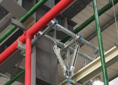 江城该抗震支架的整体式支吊架结构协调性好